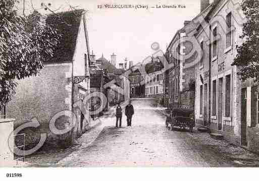 Ville de VILLEQUIERS, carte postale ancienne