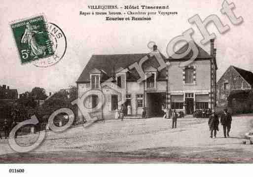 Ville de VILLEQUIERS, carte postale ancienne