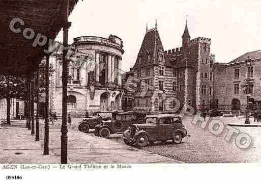 Ville de AGEN, carte postale ancienne