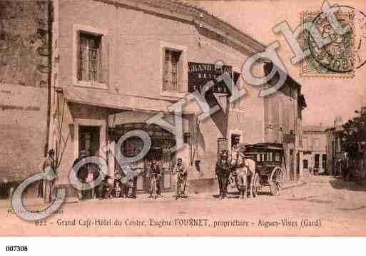 Ville de AIGUESVIVES, carte postale ancienne