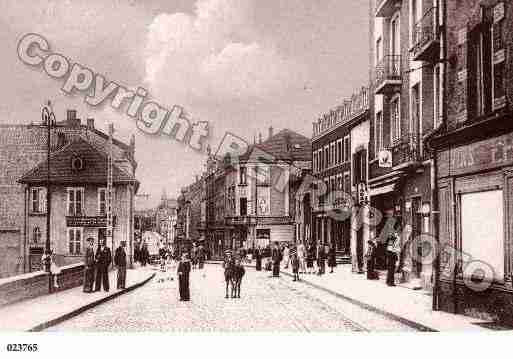 Ville de ALGRANGE, carte postale ancienne