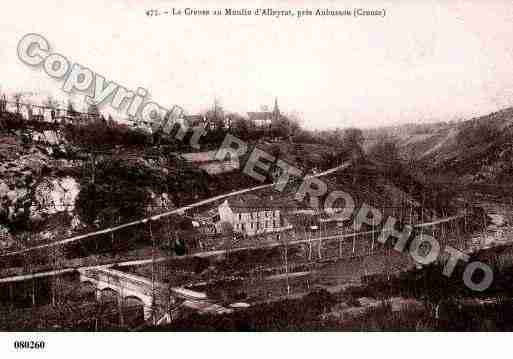 Ville de ALLEYRAT, carte postale ancienne