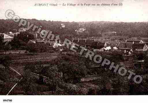 Ville de AUMONT, carte postale ancienne