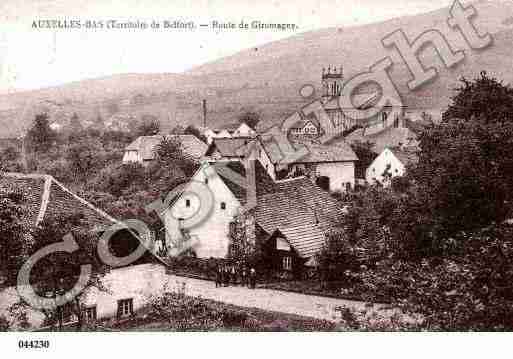 Ville de AUXELLESBAS, carte postale ancienne