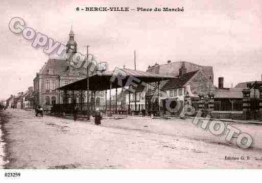 Ville de BERCK, carte postale ancienne