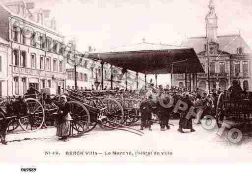 Ville de BERCK, carte postale ancienne