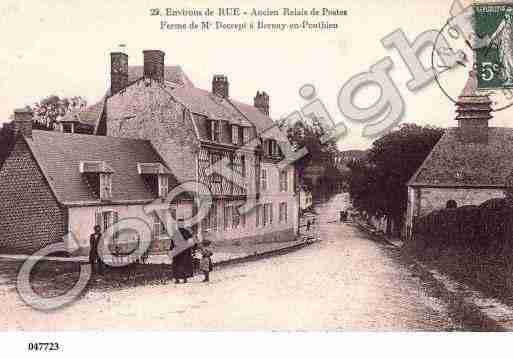 Ville de BERNAYENPONTHIEU, carte postale ancienne