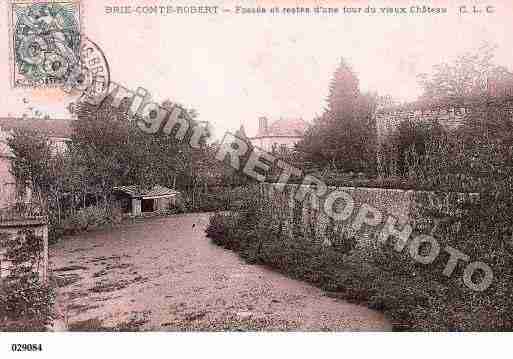 Ville de BRIECOMTEROBERT, carte postale ancienne