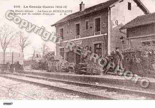 Ville de BURNHAUPTLEBAS, carte postale ancienne