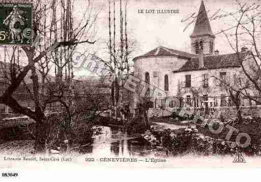 Ville de CENEVIERES, carte postale ancienne