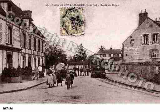 Ville de CHATEAUNEUFENTHYMERAIS, carte postale ancienne