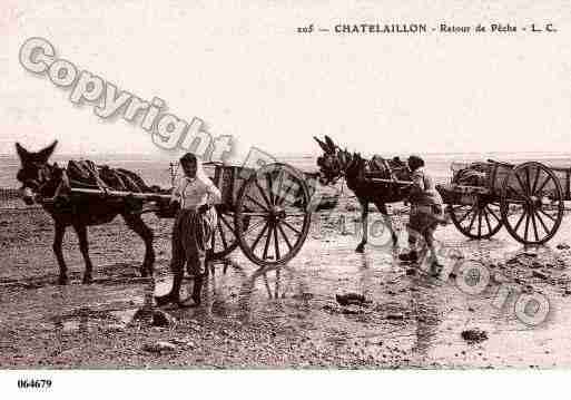 Ville de CHATELAILLONPLAGE, carte postale ancienne