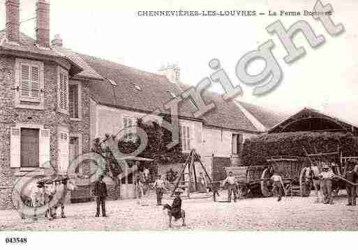 Ville de CHENNEVIERESLESLOUVRES, carte postale ancienne