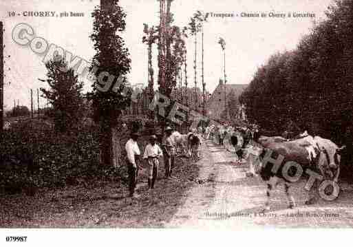 Ville de CHOREYLESBEAUNE, carte postale ancienne