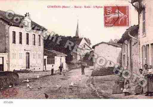 Ville de CUMIERES, carte postale ancienne