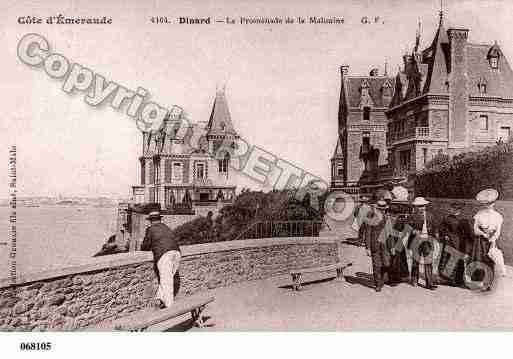 Ville de DINARD, carte postale ancienne