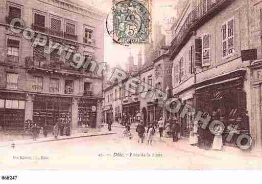 Ville de DOLE, carte postale ancienne