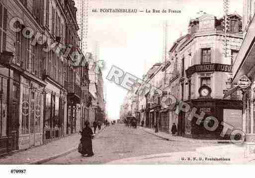 Ville de FONTAINEBLEAU, carte postale ancienne