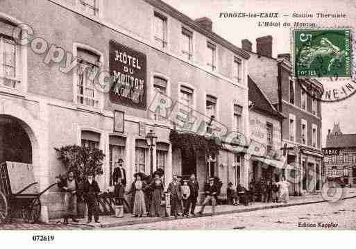 Ville de FORGESLESEAUX, carte postale ancienne