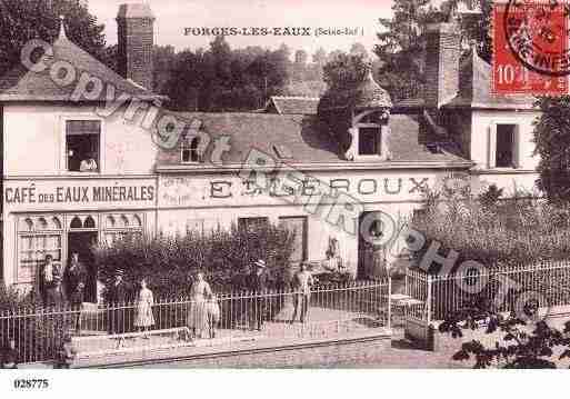 Ville de FORGESLESEAUX, carte postale ancienne