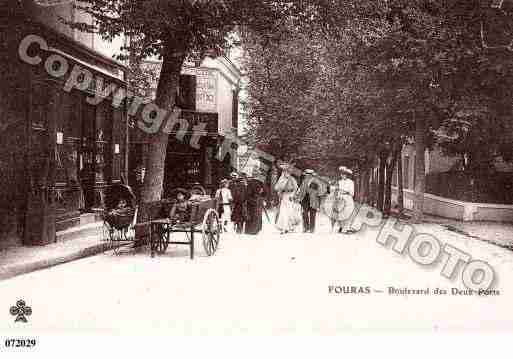 Ville de FOURAS, carte postale ancienne