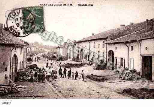 Ville de FRANCHEVILLE, carte postale ancienne