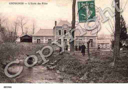 Ville de GROUCHESLUCHUEL, carte postale ancienne