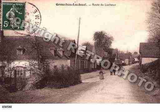 Ville de GROUCHESLUCHUEL, carte postale ancienne