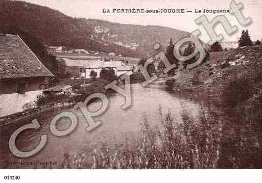 Ville de JOUGNE, carte postale ancienne