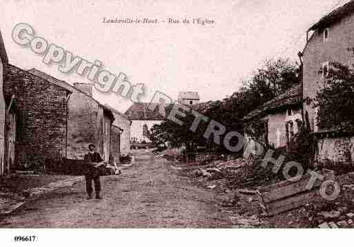 Ville de LANDAVILLE, carte postale ancienne