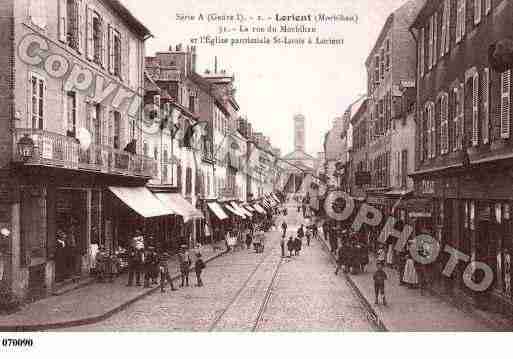 Ville de LORIENT, carte postale ancienne