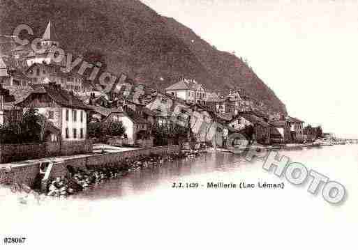 Ville de MEILLERIE, carte postale ancienne