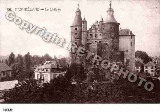 Ville de MONTBELIARD, carte postale ancienne