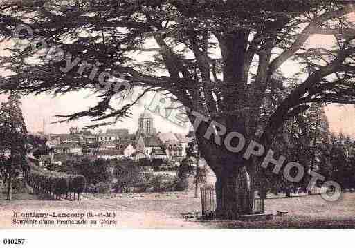 Ville de MONTIGNYLENCOUP, carte postale ancienne