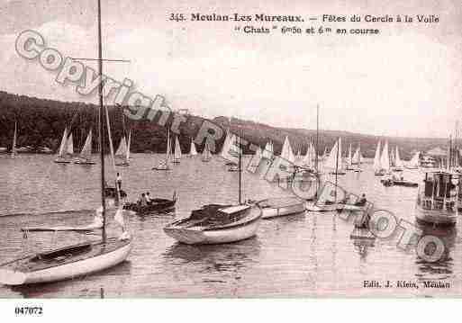 Ville de MUREAUX(LES), carte postale ancienne