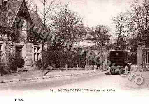 Ville de NEUILLYSURSEINE, carte postale ancienne