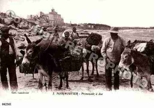 Ville de NOIRMOUTIERENL'ILE, carte postale ancienne