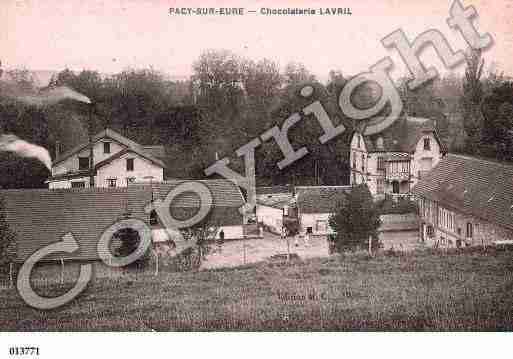 Ville de PACYSUREURE, carte postale ancienne