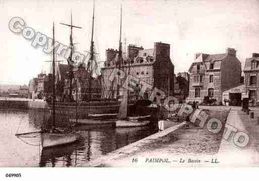 Ville de PAIMPOL, carte postale ancienne