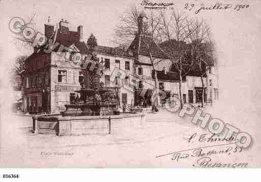 Ville de POLIGNY, carte postale ancienne