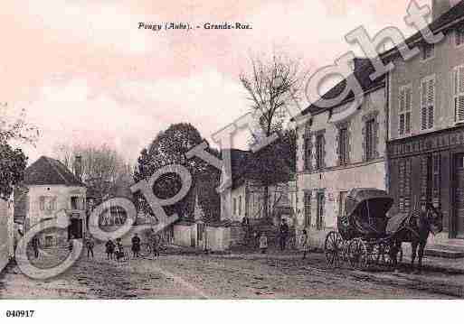 Ville de POUGY, carte postale ancienne