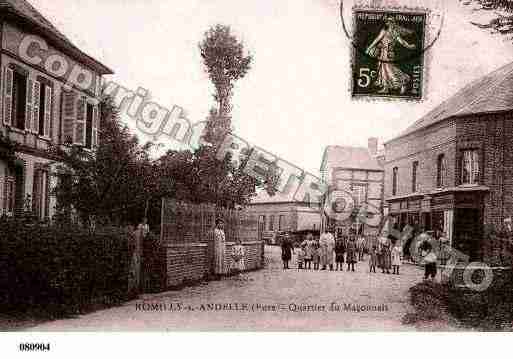 Ville de ROMILLYSURANDELLE, carte postale ancienne