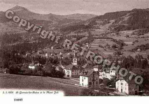 Ville de SAINTGERVAISLESBAINS, carte postale ancienne