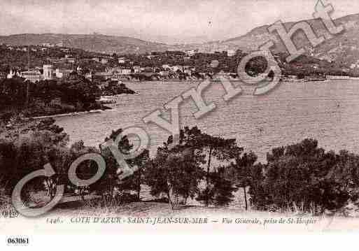 Ville de SAINTJEANCAPFERRAT, carte postale ancienne