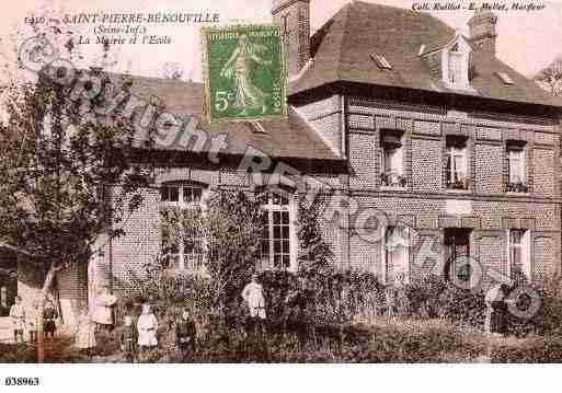 Ville de SAINTPIERREBENOUVILLE, carte postale ancienne