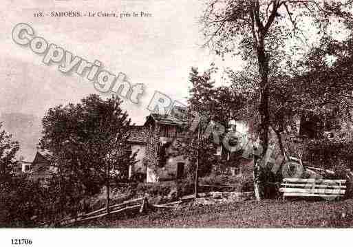 Ville de SAMOENS, carte postale ancienne