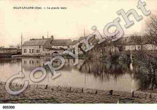 Ville de SILLYLELONG, carte postale ancienne