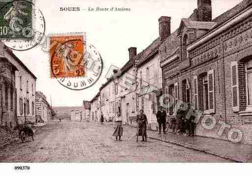 Ville de SOUES, carte postale ancienne