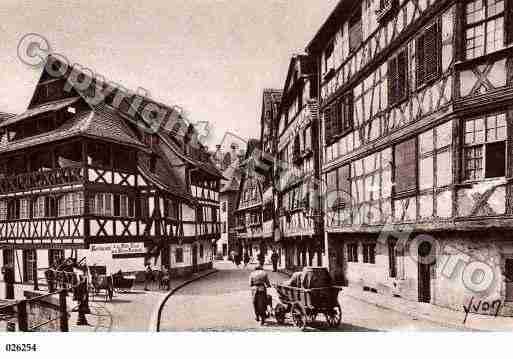 Ville de STRASBOURG, carte postale ancienne