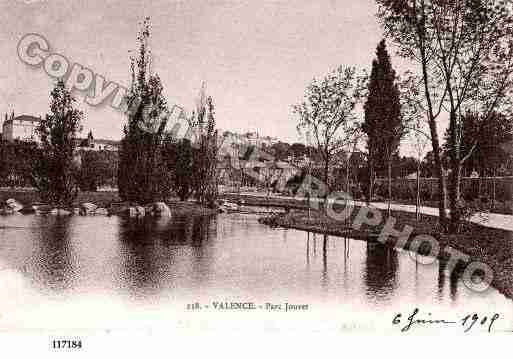 Ville de VALENCE, carte postale ancienne